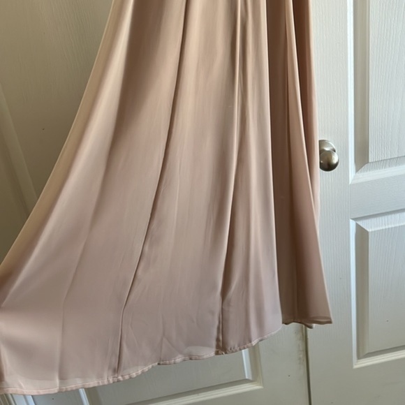 Floral Detailed One‎ Shoulder Chiffon Dress Size 0 - Picture 8 of 12